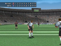 une photo d'Ã©cran de Fifa 99 sur Sony Playstation